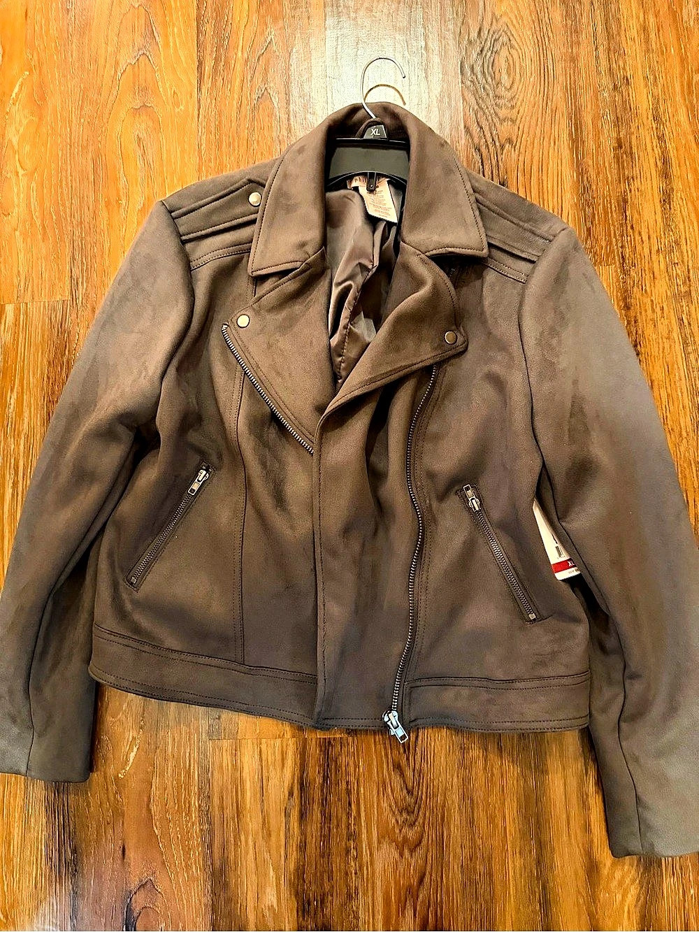philosophy Women's Brown Moto Jacket XL NWT